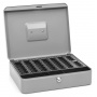 Cash box Q-CONNECT, extra large, 330x235x90mm, silver