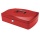 Kasetka na pieniądze Q-CONNECT, ekstra duża, 330x235x90mm, czerwona