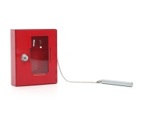 Szafka BHP na klucze ewaukacyjne Q-CONNECT, 120x40x150mm, czerwona, Szafki na klucze, Wyposażenie biura