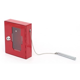 Szafka BHP na klucze ewaukacyjne Q-CONNECT, 120x40x150mm, czerwona, Szafki na klucze, Wyposażenie biura