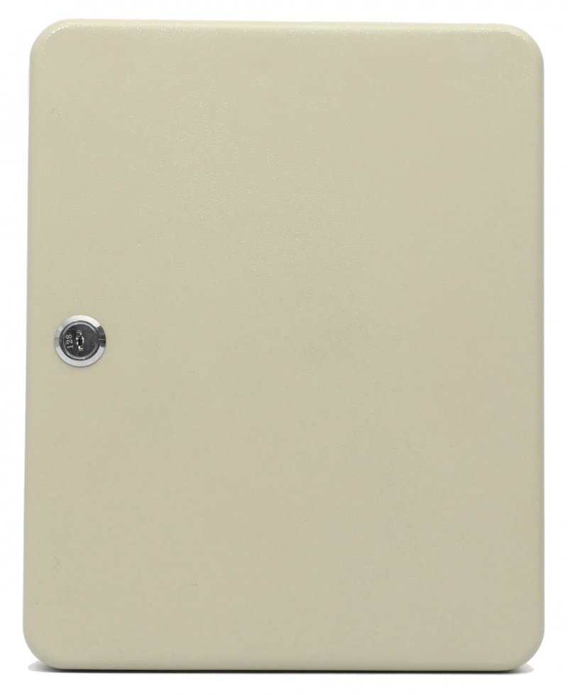 Szafka na klucze Q-CONNECT, na 54 klucze, 240x300x60mm, szara, Szafki na klucze, Wyposażenie biura