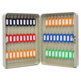 Szafka na klucze Q-CONNECT, na 54 klucze, 240x300x60mm, szara, Szafki na klucze, Wyposażenie biura