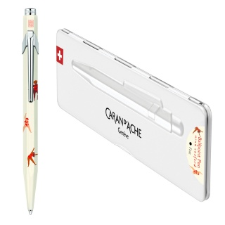 Długopis CARAN D'ACHE 849 Nina Cosford, w pudełku, beżowy, Długopisy, Artykuły do pisania i korygowania