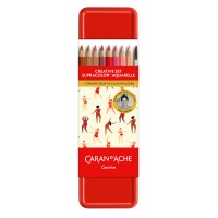 Coloured pencils CARAN D'ACHE Supracolor Nina Cosford, 12 pcs.,in box, assorted colours