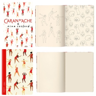 Szkicownik CARAN D'ACHE Nina Cosford, A5, beżowy, Plastyka, Artykuły szkolne