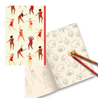 Szkicownik CARAN D'ACHE Nina Cosford, A5, beżowy, Plastyka, Artykuły szkolne