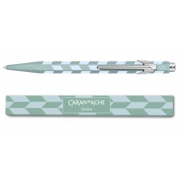 Długopis CARAN D'ACHE 849 Mosaic, water green, Długopisy, Artykuły do pisania i korygowania