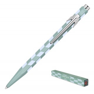 Długopis CARAN D'ACHE 849 Mosaic, water green, Długopisy, Artykuły do pisania i korygowania