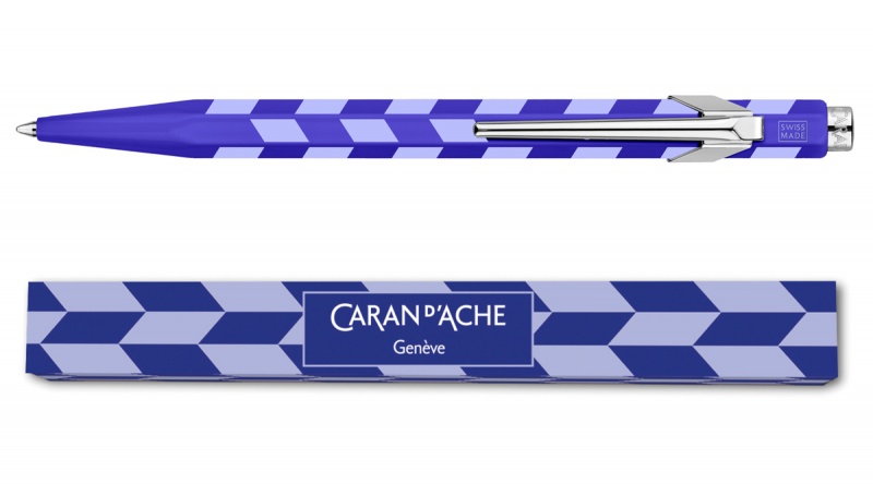 Długopis CARAN D'ACHE 849 Mosaic, royal blue, Długopisy, Artykuły do pisania i korygowania