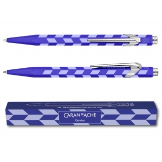 Długopis CARAN D'ACHE 849 Mosaic, royal blue, Długopisy, Artykuły do pisania i korygowania