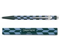 Długopis CARAN D'ACHE 849 Mosaic, spruce green, Długopisy, Artykuły do pisania i korygowania