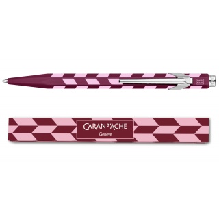 Długopis CARAN D'ACHE 849 Mosaic, garnet red, Długopisy, Artykuły do pisania i korygowania