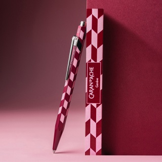 Długopis CARAN D'ACHE 849 Mosaic, garnet red, Długopisy, Artykuły do pisania i korygowania