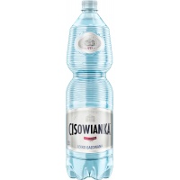 Woda Cisowianka, lekko-gazowana, butelka plastikowa, 1,5l, kaucja, Woda, Artykuły spożywcze