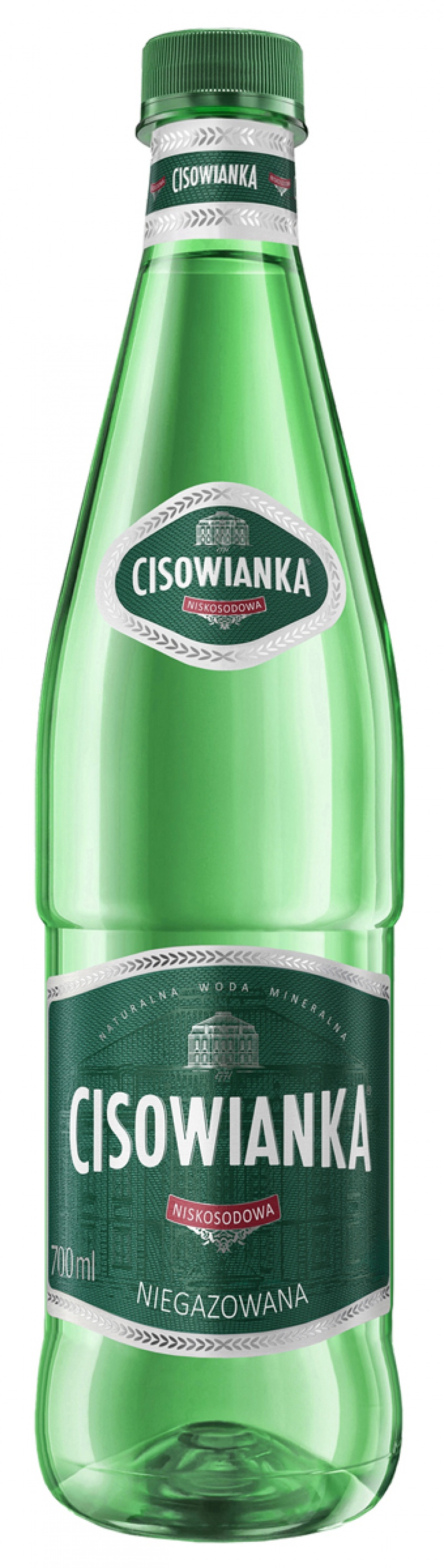 Woda Cisowianka, niegazowana, butelka plastikowa, 0,7l, kaucja, Woda, Artykuły spożywcze