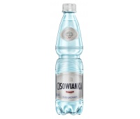 Woda Cisowianka, lekko-gazowana, butelka plastikowa, 0,5l, kaucja, Woda, Artykuły spożywcze