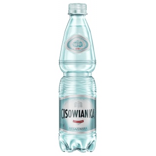 Woda Cisowianka, niegazowana, butelka plastikowa, 0,5l, kaucja, Woda, Artykuły spożywcze