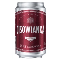 Woda Cisowianka, silnie-gazowana, puszka, 330ml, Woda, Artykuły spożywcze