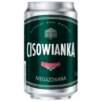 Woda Cisowianka, niegazowana, puszka, 330ml, Woda, Artykuły spożywcze