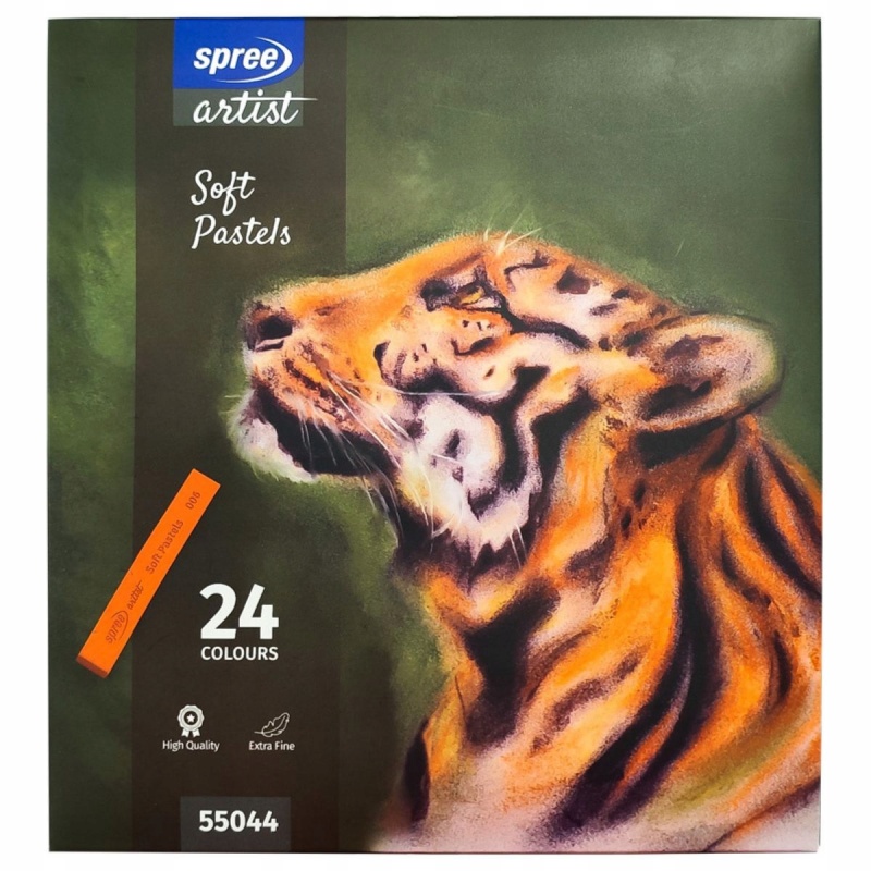 PASTELE SUCHE EXTRA FINE 24 KOL., Pastele, węgiel rysunkowy, Plastyka