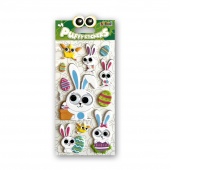 Kolori Naklejki Puffy SWPE-2002 Easter Bunnies Eye