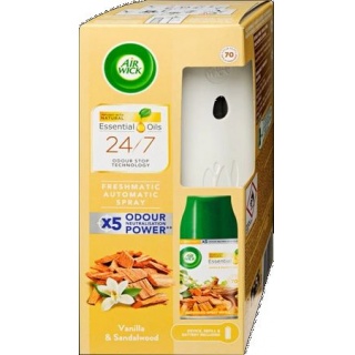 AIR WICK ODŚW.AUT.+WKŁAD DRZEWO SAND./WANIL.250ml., Odświeżacze i dozowniki, Art. higieniczne i dozowniki