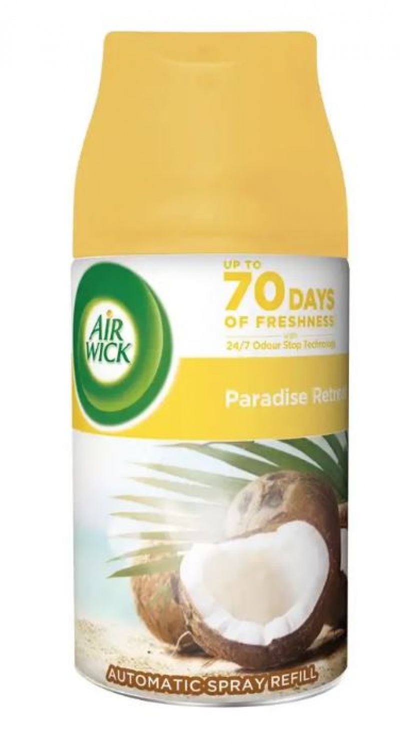 AIRWICK FRESHMATIC ZAPAS 250ML.RAJSKI OGR&Oacute;D, Odświeżacze i dozowniki, Art. higieniczne i dozowniki