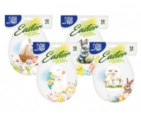 OWIJKI NA JAJKA 1006 MIX WZOR&Oacute;W 12szt., Wielkanoc, Art. świąteczne i okolicznościowe