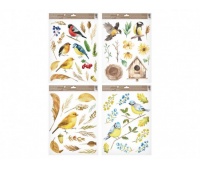 NAKLEJKA NA OKNO PTAKI 30x42cm.