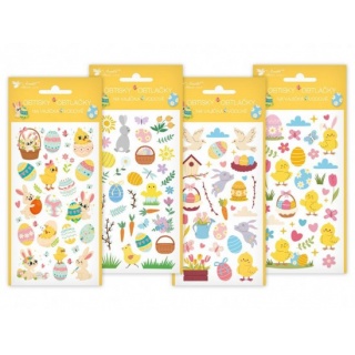 NAKLEJKI WODNE NA JAJKA 9x19cm., Wielkanoc, Art. świąteczne i okolicznościowe