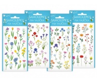 NAKLEJKI NA JAJKA ŁĄKA 8x14,5cm., Wielkanoc, Art. świąteczne i okolicznościowe