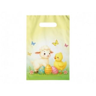 REKLAM&Oacute;WKA WIELKANOC S WZ&Oacute;R 17 20x30x8cm.50szt., Woreczki prezentowe, Art. dekoracyjne i prezentowe