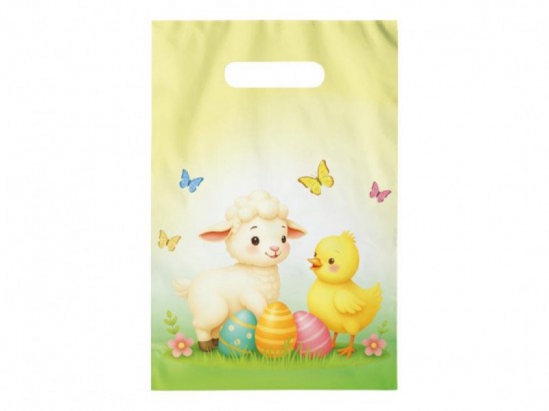 REKLAM&Oacute;WKA WIELKANOC S WZ&Oacute;R 17 20x30x8cm.50szt., Woreczki prezentowe, Art. dekoracyjne i prezentowe