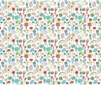 PODKŁADKA DO PRAC PLASTYCZNYCH PP 34x28 KWIATY, Podkłady na biurko, Galanteria biurowa