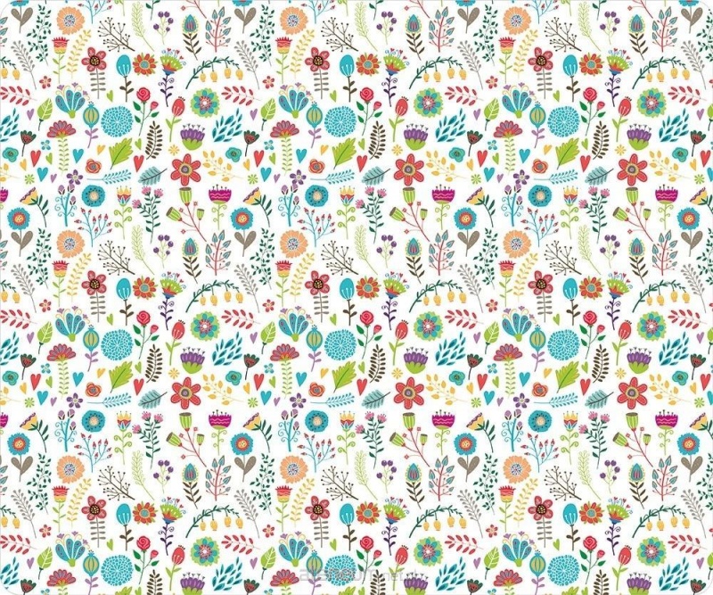 PODKŁADKA DO PRAC PLASTYCZNYCH PP 34x28 KWIATY, Podkłady na biurko, Galanteria biurowa