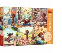 Puzzle 100 - Długi dzień jamnika, 100 element&oacute;w, Puzzle