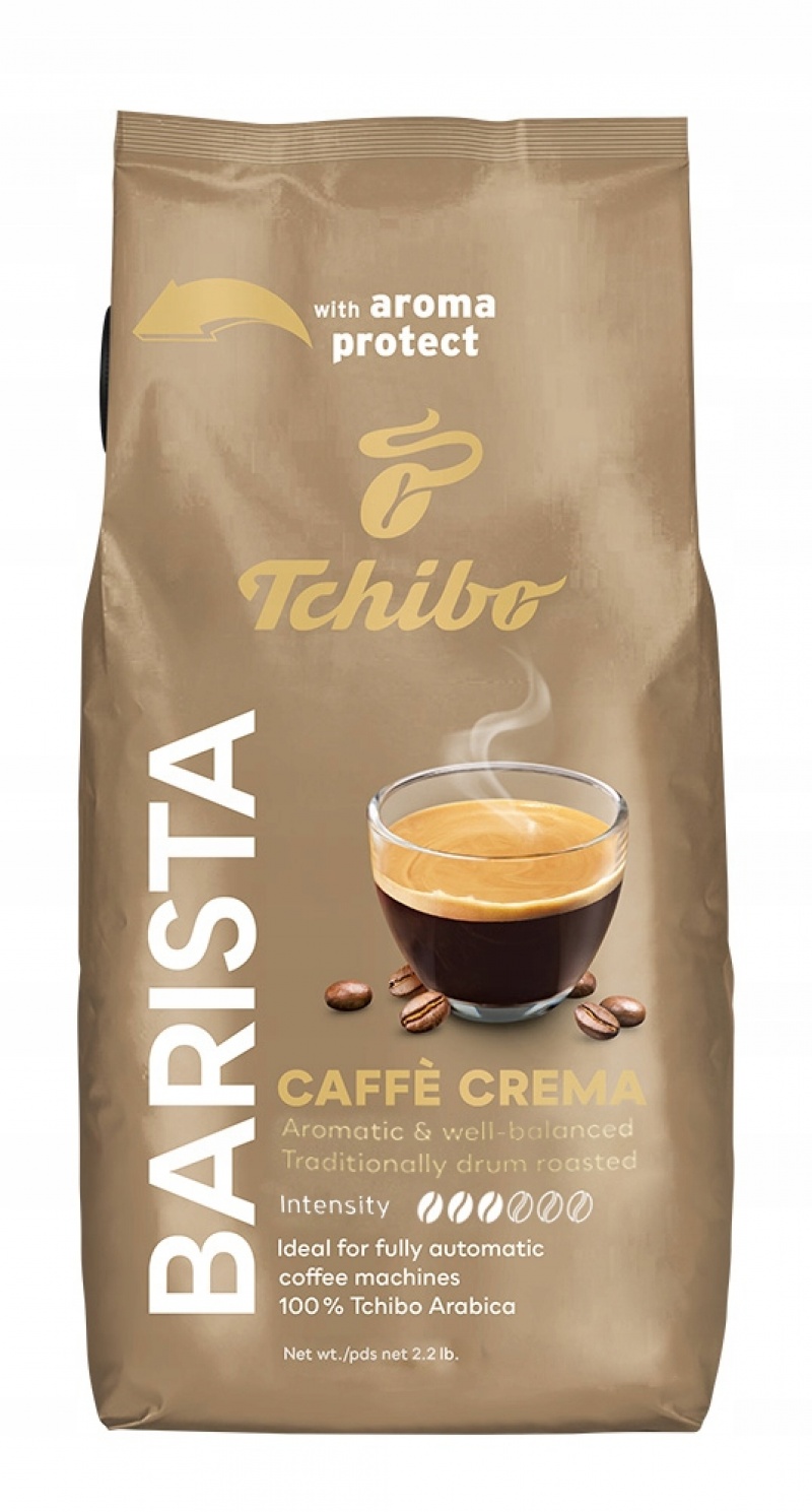 KAWA TCHIBO BARISTA CREMA 1KG ZIARNISTA, Kawa, Art. spożywcze