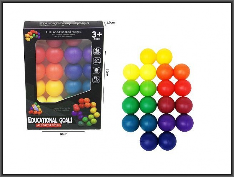 KULKI 2;5CM DO UKłADANIA 2053, Zabawki