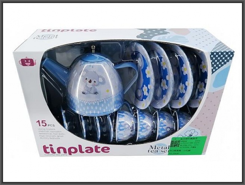 ZESTAW DO HERBATY METALOWY 15EL.MIŚ 5634, Zabawki