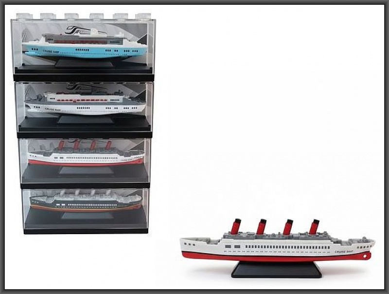 STATKI W PUDEŁKU KLOCEK 12CM 7126, Zabawki