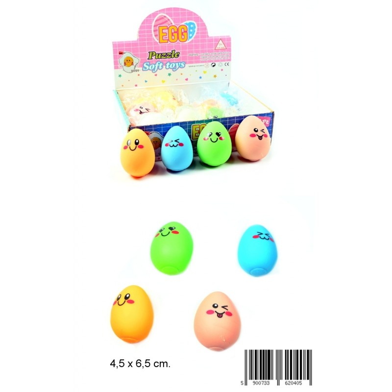 GADŻET GNIOTEK JAJKO 0405, Gluty, gniotki, Zabawki