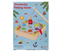 GRA DREWNIANA RYBKI 7809, Drewniane, Zabawki