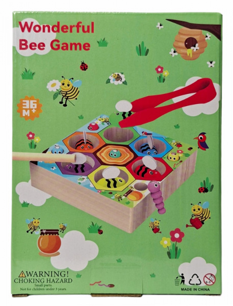 GRA DREWNIANA PSZCZ&Oacute;ŁKI 7816, Drewniane, Zabawki