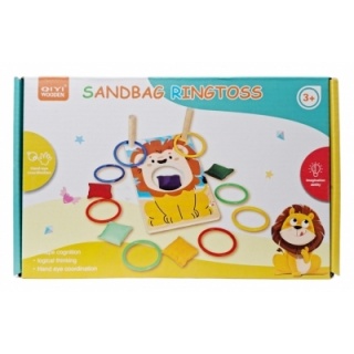 GRA DREWNIANA ZRĘCZNOŚCIOWA 7830, Kreatywne, Zabawki