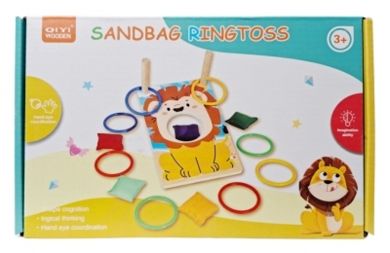 GRA DREWNIANA ZRĘCZNOŚCIOWA 7830, Kreatywne, Zabawki