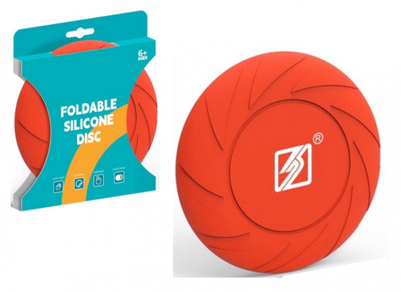 DYSK SILIKONOWY FRISBEE 8103, Sport i rekreacja, Zabawki