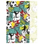 School notebook GIMBOO, A5, line, 32 sheets, 70gsm, mix designs