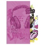 School notebook GIMBOO, A5, checkered, 60 sheets, 70gsm, mix designs