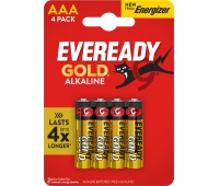 Battery EVEREADY GOLD from ENERGIZER, AAA, LR03, 1,5V, CP4 EU, 4 pcs