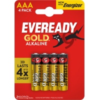 Battery EVEREADY GOLD from ENERGIZER, AAA, LR03, 1,5V, CP4 EU, 4 pcs